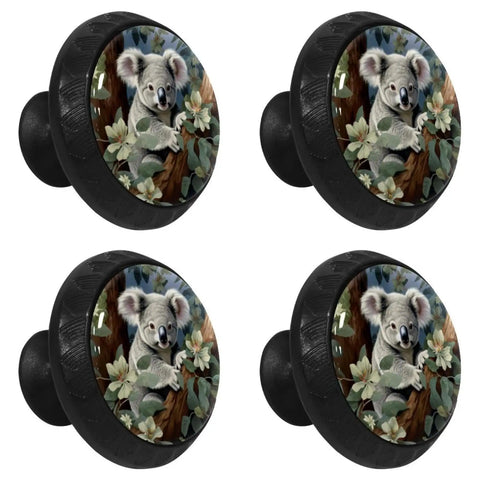 4 Pack Round Cabinet Knobs And Drawer Pulls With Screws For Home Kitchen Bathroom Furniture Hardware Kid Friendly Dresser