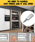 18 Inch Pocket Door Slide Kit Set Of 2 For Space Saving Cabinet Doors With Smooth Soft Close Mechanism in kitchen display