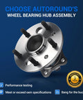 Rear Wheel Hub And Bearing Assembly Fits Toyota Camry Highlander Avalon Solara And Lexus ES300 ES330 ES350 2001 To 2012 5 Lug With ABS