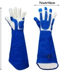 Ultra Tough Bite Proof Animal Handling Gloves With Reinforced Leather And Kevlar For Dog Training Cat Scratch Grooming Falcon Grabbing