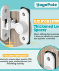 90 Degree And 180 Degree Barn Door Lock Zinc Alloy Flip Gate Latch with 3mm Spacer for Bathroom Bedroom Fence Garage Cabinet