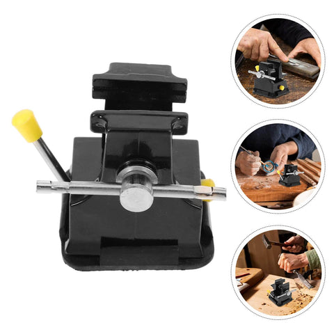 Mini Bench Vise Clamp With Suction Base For Jewelry Making And Woodworking Compact And Lightweight Tabletop Vise