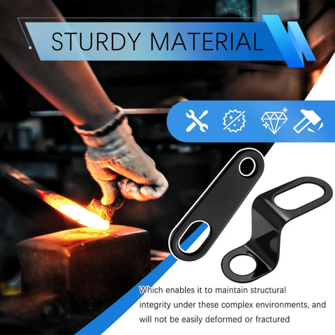 4 Piece Motorcycle Turn Signal Bracket Set L Shape Or Straight Mounts With 10mm And 12mm Holes durable material illustration