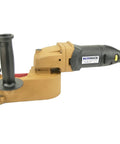 Pro Grade Pipe Sander With 25 Premium Abrasive Belts For Stainless Weld Prep And Rust Removal Heavy Duty Metal Grinding Machine side view
