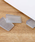 Clear 8 Pack Shims For Leveling Furniture Doors And Floors Trimmable Plastic Wedge Shims on wood floor