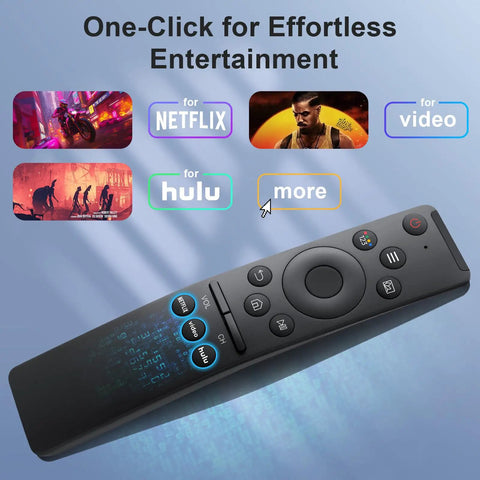 Two Pack Universal Smart TV Remote Replacement For All Models Backup Remotes Bundle with app shortcut buttons like Netflix and Hulu
