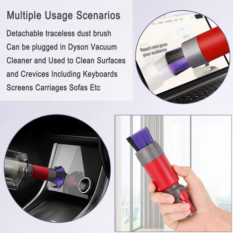 Traceless No Scratch Dusting Brush for V7 V8 V10 V11 V12 V15 Gen5 Detect and Gen5 Outsize, cleaning keyboard and car interior