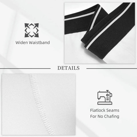 Printed Experimental Long Underwear For Men, Quick Dry Breathable Polyester And Spandex Blend, waistband and seams detail