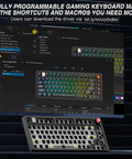 Top Shelf Wireless Mechanical Keyboard Kit With Rock Solid Gasket Mount Design displayed on screen with customizable settings.
