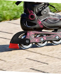 Quad Skates Toe Guards Inline Skate Brake System Replacement Kit With Toe Stops Safety Brake Pad Easy Install Screws