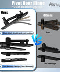 Comparison of Hidden Door Hinge With Dual Bearing Design for Secret Doors Murphy Door Bookcase Installations vs others