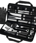 Ultimate 26 Piece Stainless Steel BBQ Grill Tools Set With Storage Bag For Fathers Day Gifts And Outdoor Camping Barbecue