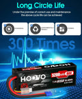 High Capacity 7.4V 5200mAh 80C 2S LiPo Battery With Hard Case And EC3 Plug for RC Cars and Drones