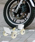 Heavy Duty Car Mover Dolly With Steel And Rubber Wheels For Cars Motorcycles And Electric Vehicles One Person Move And Spin Your Vehicle In the Garage Or Shop No Slip Rust Resistant Wheels For Pros, motorcycle wheel dolly