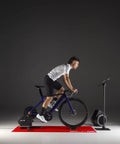 Cyclist on Avanti Zwift Ready Direct Drive Bike Trainer With Virtual Shifting One Percent Power Accuracy WiFi And Bluetooth
