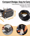 Pocket HF Antenna 1 To 30 MHz With 1 To 49 Balun Portable End Fed Inverted V Shortwave Antenna For 25W Outdoor Ready Easy Setup