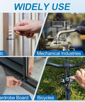 Hands using tools to showcase 100 Pack Industrial Grade Rugged M4 X 14mm Full Thread Hex Socket Head Cap Screws And Bolts in various applications.