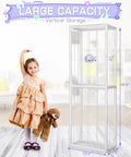 Stuffed Animal Storage Zoo Holder Space Saving Vertical PVC Toy Organizer With Elastic Net And Band for playroom