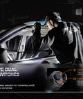 Police officer using Beast Mode Tactical Flashlight With USB C Rechargeable Battery 1700 Lumens Beam That Reaches Up To 386 Yards