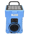 Front view of Powerful 1000 CFM Portable HEPA Air Scrubber With Two Stage Filtration for large indoor spaces, blue casing