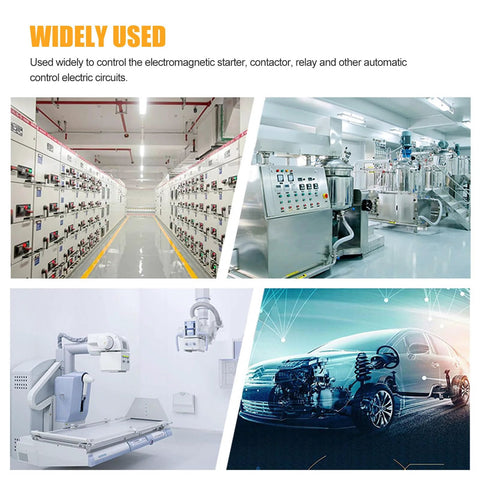 Emergency stop push button switches montage on industrial control panels and automated equipment