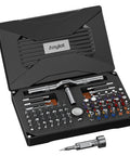 Go To All In One 74 In 1 Magnetic Ratchet Screwdriver Set with T Handle, S2 Steel Bits, and Storage Case