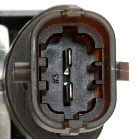 Built Tough Direct Injection High Pressure Fuel Pump connector view showing two terminals and labeled #3 for installation reference.