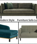 4 Pack Adjustable Metal Furniture Legs 6 Inches High supporting elegant sofas, showcasing solid support and easy leveling.