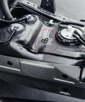 Universal Motorcycle Pedal Spacer Washers Quiets Engine Hum And Smashes Vibration keeps footpegs locked down on a motorcycle's fuel tank.