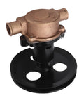 Heavy Duty Brass Sea Pump Impeller Kit Replaces G20 And G21 Engines With 1 Inch Inlets Plus V Belt Pulley For PCM 302 And 351 Marine Motors