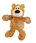 Wild Knots Bear Dog Toy With Internal Knotted Rope Skeleton Durable Plush Chew Toy For Medium To Large Dogs Minimal Stuffing For Less Mess Assorted Colors