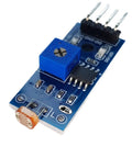 Digital Light Sensor Module For Arduino ESP32 ESP8266 Raspberry Pi Four Pack With Analog And Digital Outputs And Adjustable Threshold Via Potentiometer Three Point Three To Five Volts For Makers And Hobbyists