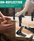 Kickass Heavy Duty Spring Clamps A Twenty Four Pack delivering snug one point five inch openings with hands positioning wood.