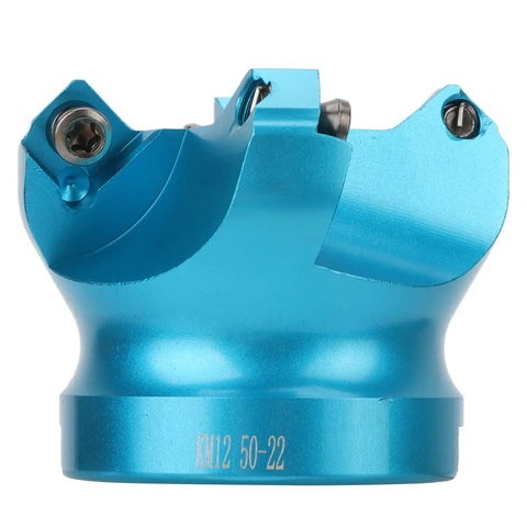 4 Flute Face Milling Cutter Head For CNC Lathe Machines Aluminum Alloy Body Helical Offset Design Oxidation Resistant Finish Pro Grade
