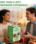 Two people exchanging a Beginner Bonsai Kit With Five Seed Packets Five Grow Pots And Essential Tools For Indoor Bonsai Growth All In One DIY Craft Gardening Set Planters