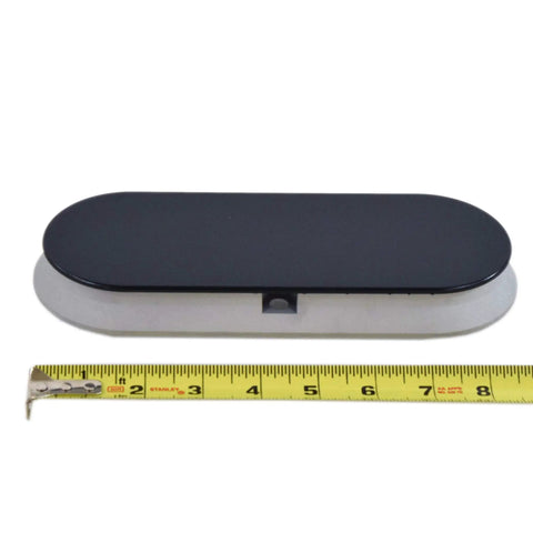 OEM Replacement Burner Assembly ABF73729805 For Black Cooktop Plug And Play Fit Genuine OEM Authorized Part with measuring tape