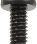 Top Tier Steel Pan Head Machine Screws Featuring Sharp Black Oxide Finish, half inch length, fully threaded, pack of 100.