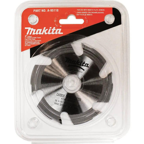 4 Inch Carbide Tipped Plate Joiner Blade With 6 Tooth Design For Efficient Biscuit Joinery And Smooth Material Removal Fits LXJP02 And PJ7000 Models