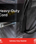 25 Ft Outdoor Extension Cord With 3 Outlets Heavy Duty Grounded 16 Gauge Power Strip For Indoor Outdoor Use