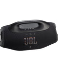 Hardest Hitting Portable Waterproof Speaker With Pro Sound And AI Boost, Dual Woofers And Tweeters, Three Passive Radiators, Black
