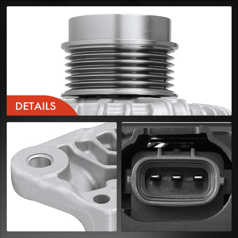 Close-up details of Premium Beefed Up Alternator Compatible With Hyundai Elantra Elantra Coupe Elantra GT 2013 Kia Forte Rondo 2014 2016 Soul 2012 2013 12V 120A 6 Groove Decoupler Pulley CW 3 Pins Start Stop And Non Start Stop Vehicles.