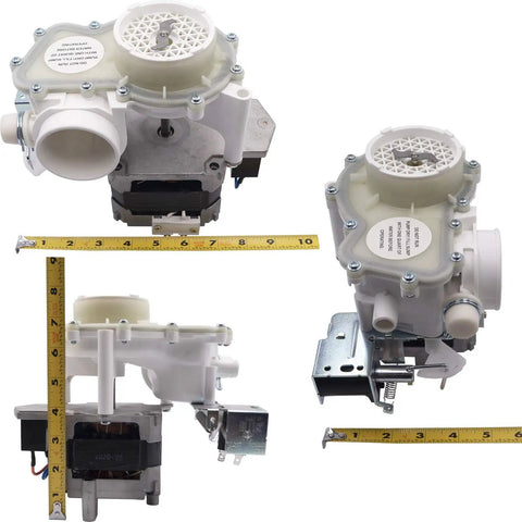 Beast Of A Model-Specific Dishwasher Pump And Motor Assembly Replacement For Select Whirlpool Dishwashers, 115V, 1.5A, 3150RPM