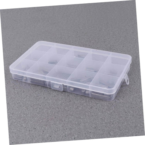 Clear plastic case containing Pro Grade Square Parallel Pin Set With Flat Head Machine Pins, 140-Piece Assortment.