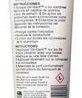 Back view of OX800 Anti Oxy Compound 8 Oz tube for electrical connections weatherproofing and corrosion protection.