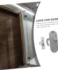 Sliding Barn Door Lock Privacy Latch With Screws Rust Resistant Outswing Door Security for Bathroom Garage Easy Install