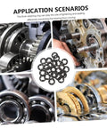 Application of 630 Piece Bearing Clip Washer Set With Carbon Steel Locking Washers And Internal Tooth Design in machinery