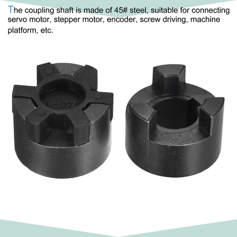 Two Beefy Flexible Coupling Shafts 19 To 20 mm Bore 51 mm Length By 44 mm Outer Diameter Motor Coupler Joints made of 45# steel.