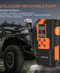 All In One Jump Starter With Air Compressor On The Go 4000A Portable Battery Pack by rugged vehicle outdoors