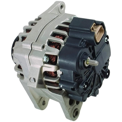 Front view of Alternator 11011 Compatible With Kia Sportage 2005 2010 Spectra 2006 OE Quality Replacement Auto Electrical Part