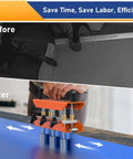 Three Station Roller 0 To 90 Degree Large Radius Sheet Roller Bender for aluminum roofing, before and after use comparison.